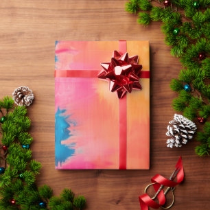 Colourful Monogram Gift Seasonal Birthday Wrapping Paper