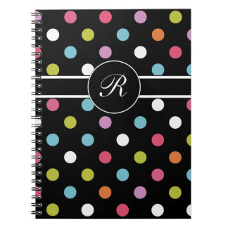 Colourful Monogram Notebook Journal