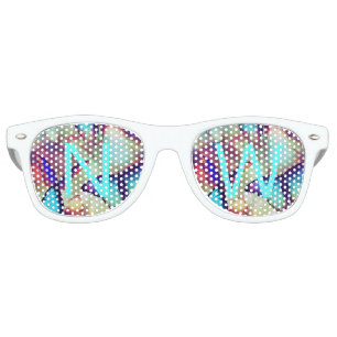 Colourful Monogram Party Sunglasses