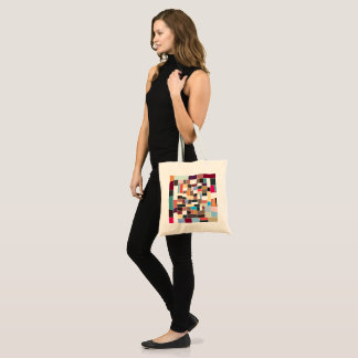 Colourful Monogram Tote Bag
