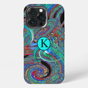 Colourful Monogram Trendy Abstract  Case-Mate iPhone 13 Pro Case