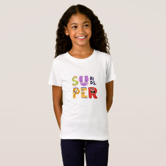 Colourful Monster Lettering | Super Kids Design T-Shirt