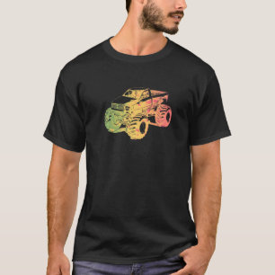 Colourful Monster Truck Art T-Shirt