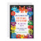 Colourful Monsters Birthday Party Invitations