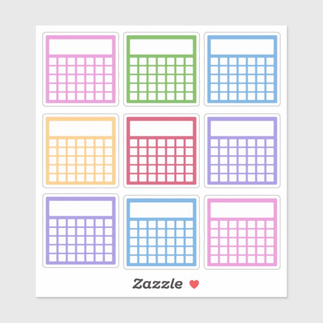 Colourful Monthly Habit Tracker (Sheet)