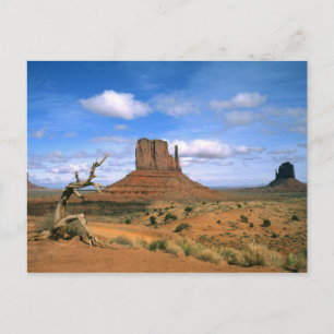 Colourful Monument Valley Mittens in Utah USA Postcard