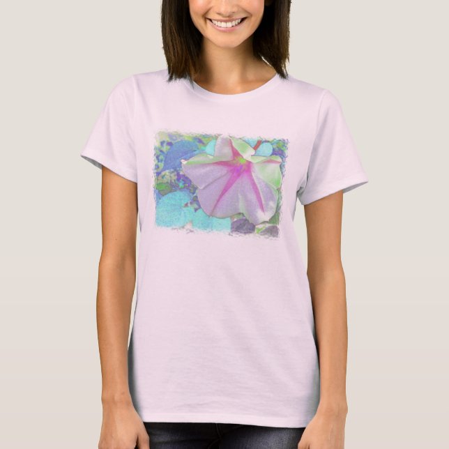 Colourful Moonflower Longsleeved Tee (Front)