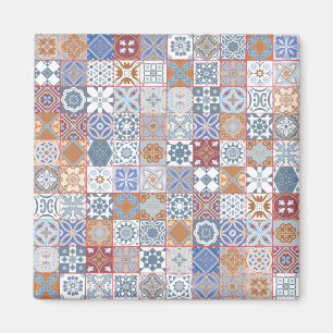 Colourful Moroccan tile Magnet
