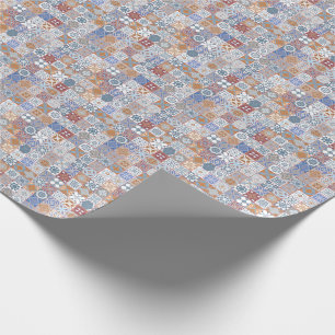 Colourful Moroccan tile Wrapping Paper