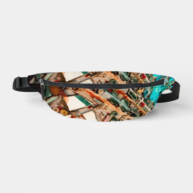 Colourful Mosaic Bum Bags (Front)