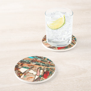 Colourful Mosaic Coaster