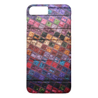 Colourful Mosaic Pattern Wood Look #16