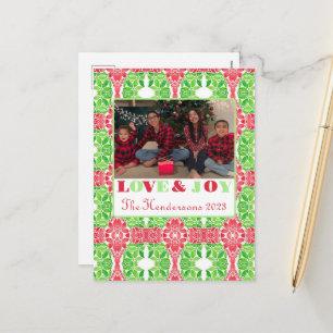 Colourful Mosaic Photo Postcard