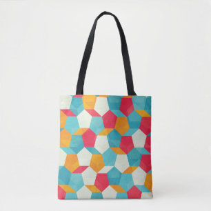 Colourful Mosaic, Seamless Artistic Pattern. Tote Bag