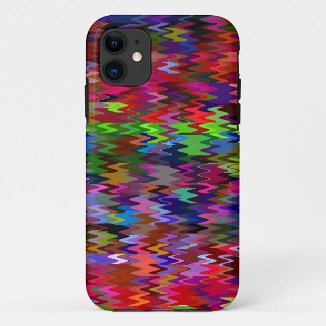Colourful Mosaic Wave Pattern #3 Case-Mate iPhone Case (Back)