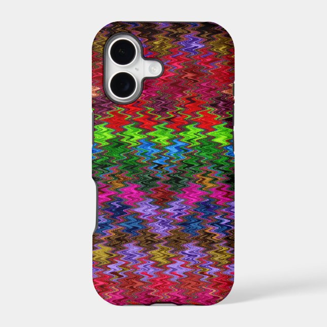 Colourful Mosaic Wave Pattern #4 (Back)