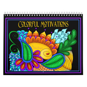 Colourful Motivations Positive Thought Calendar