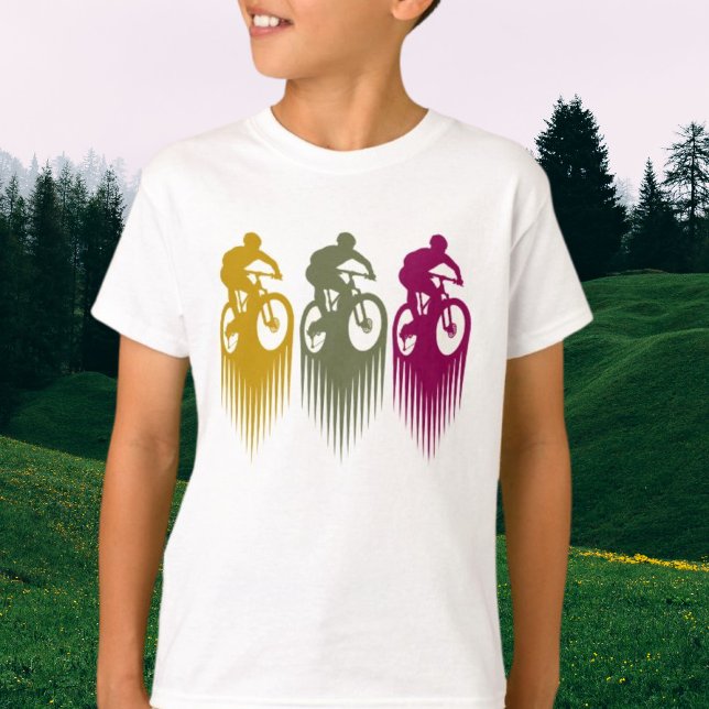 Colourful Mountainbike MTB clothing  T-Shirt (Creator Uploaded)