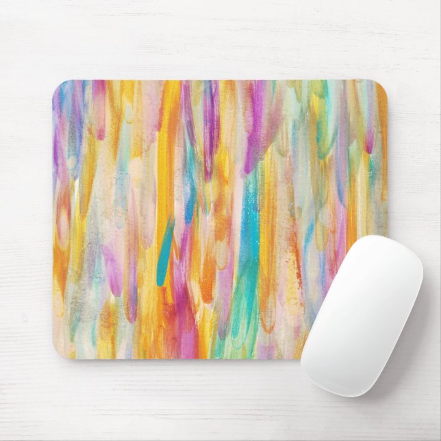 Colourful Mouse Pad (With Mouse)