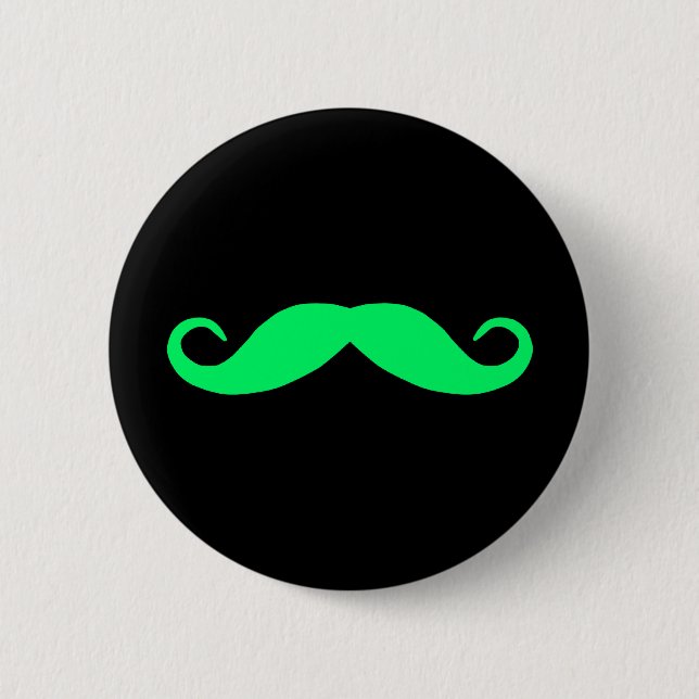 Colourful Moustache Button (Front)