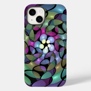 Colourful Movements Abstract Trippy Fractal Art Case-Mate iPhone 14 Case