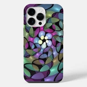 Colourful Movements Abstract Trippy Fractal Art iPhone 14 Pro Max Case