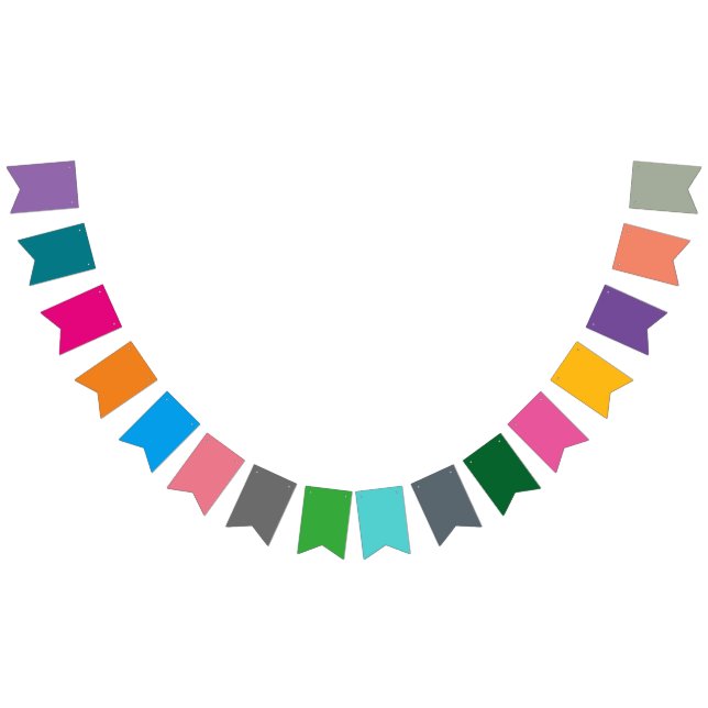Colourful Multicolored Fun Party Bunting (All)