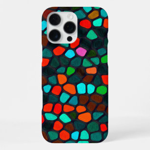 Colourful Multicoloured Mosaic Pattern iPhone 16 Pro Max Case