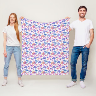 Colourful Mushroom Blanket – Neon Cottagecore Cosy