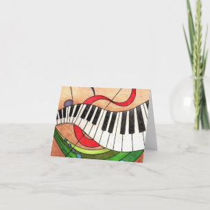 Colourful Music Card