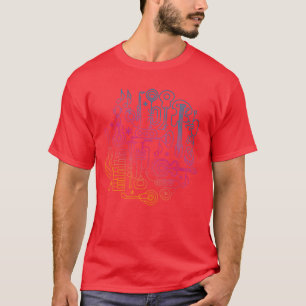 colourful music instruments funny T-Shirt