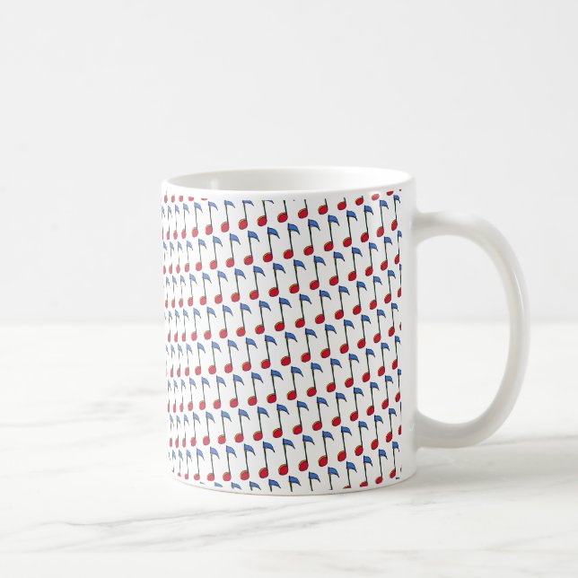 colourful music note coffee mug (Right)