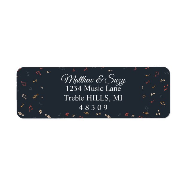 Colourful Music note Musician  (Front)