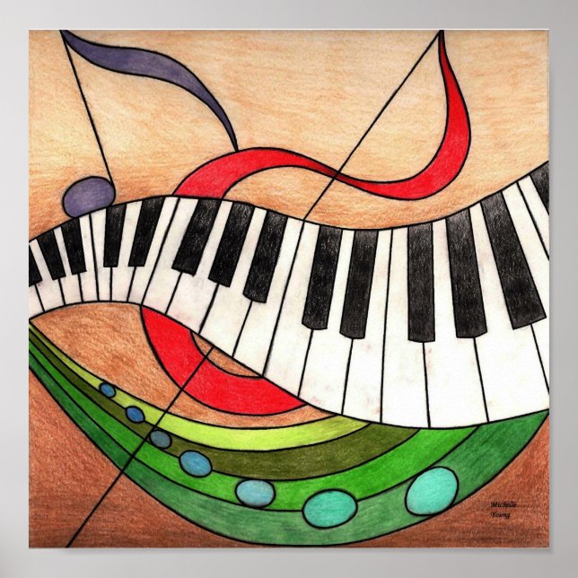 Colourful Music Poster (Front)