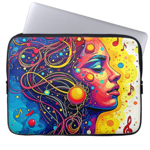 Colourful Music Soul Laptop Sleeve