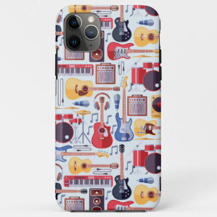 Colourful musical instruments pattern (all phones) Case-Mate iPhone case