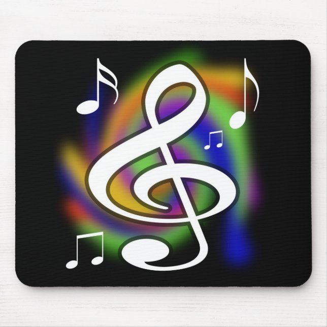 Colourful Musical Mousepad (Front)