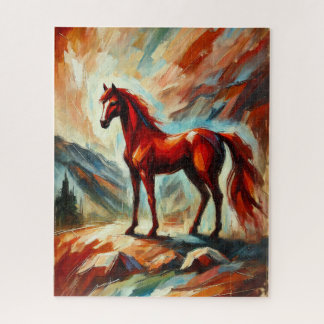 Colourful Mustang 500 Piece Puzzle