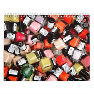 Colourful Nail Polish Salon Calendar