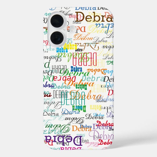 colourful name personalised Case-Mate iPhone case (Back)