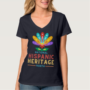 Colourful National Hispanic Heritage Month Cultura T-Shirt