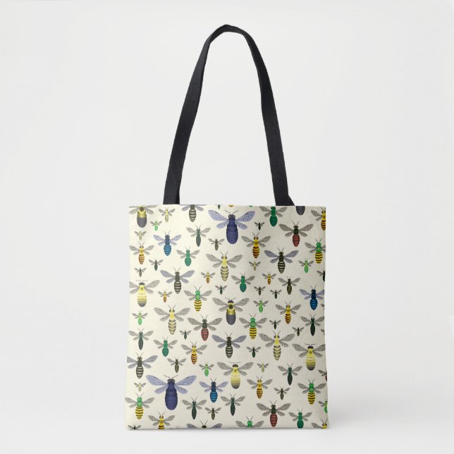 Colourful Native Bees Tote (Front)