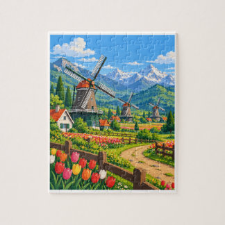 Colourful Nature Landscape Puzzle