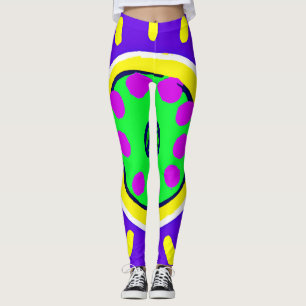 Colourful Nature's Palette Pattern Leggings