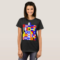 Colourful Nautical Signal Flags Design