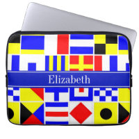 Colourful Nautical Signal Flags Royal Name Monogra