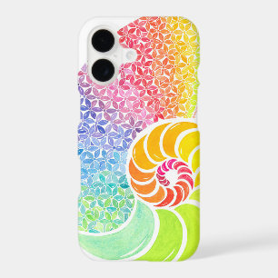 Colourful Nautilus Cell Phone Case