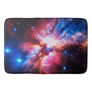 Colourful Nebula Galaxy Space Stars Cosmic Univers Bath Mat