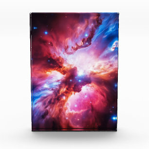 Colourful Nebula Galaxy Space Stars Cosmic Univers Photo Block