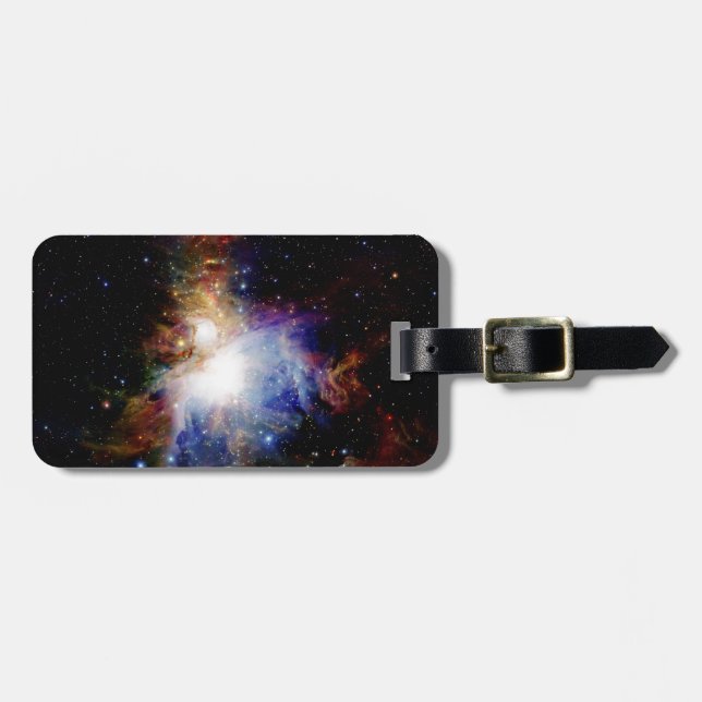Colourful Nebula Luggage Tag (Front Horizontal)